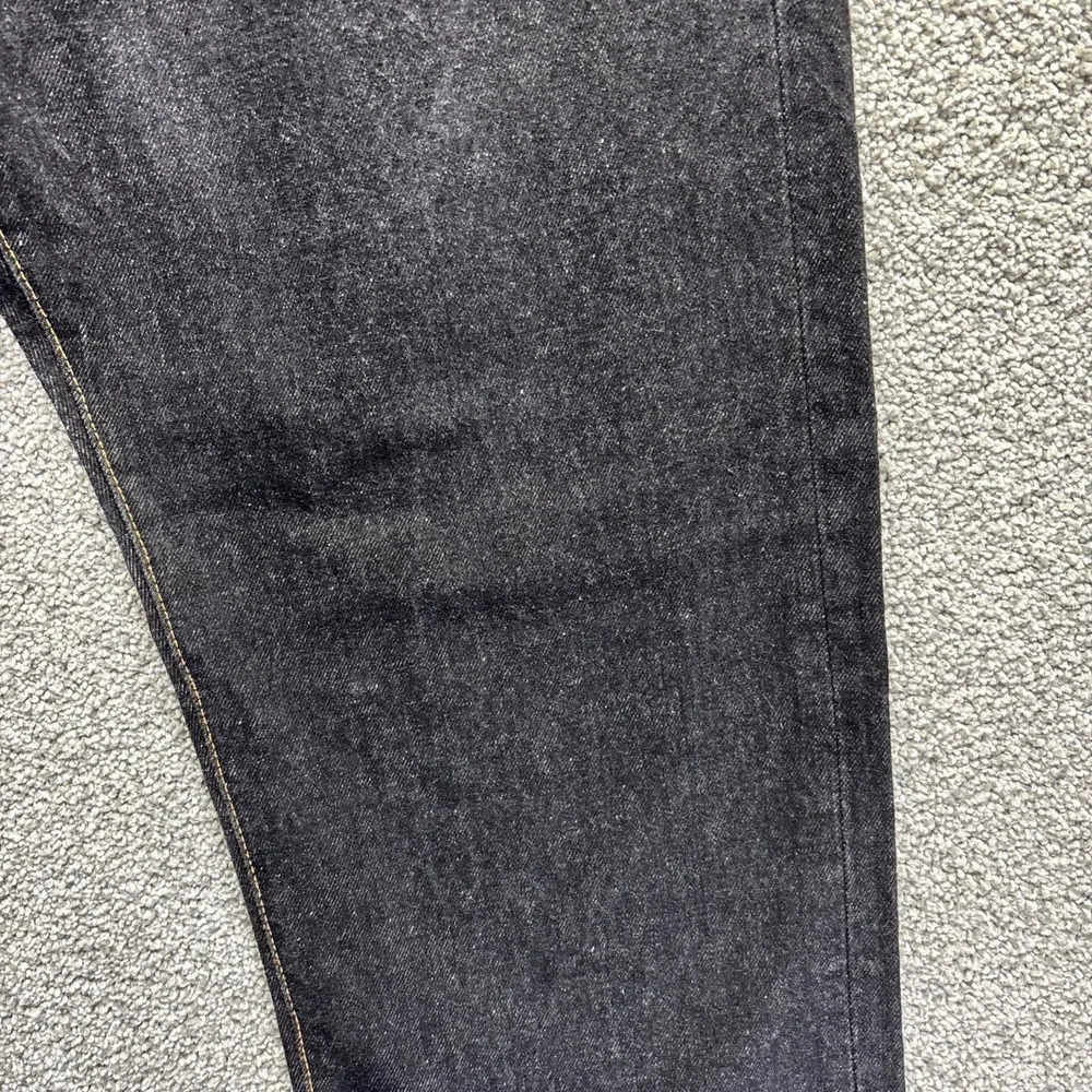 Levi's 501 XX Button Fly Mens Measure 34x30 (36x32 On Tag) Black Denim Jeans EUC